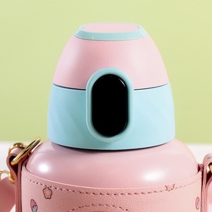Cartoon Animal Kids Flip Straw <b>Bottle</b> Stainless Steel Belly Cup 316 Vacuum <b>Thermos</b> Travel Portable Insulated Water <b>Bottle</b> - Product Image 1