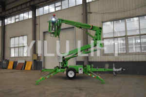 Haute sécurité Ac Diesel remorquable <span class=keywords><strong>Spider</strong></span> Lift Cherry Picker avec CE ISO - Product Image 2