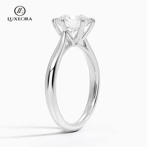 <span class=keywords><strong>Anello</strong></span> di Fidanzamento <span class=keywords><strong>Solitario</strong></span> da Donna in Oro Bianco Massiccio 18k con Diamante Coltivato in Laboratorio da 0.5CT <span class=keywords><strong>1</strong></span> <span class=keywords><strong>Carato</strong></span> IGI - Alta Gioielleria - Product Image 5