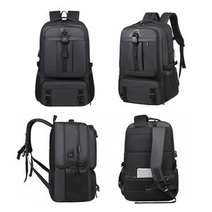กระเป๋าเป้สะพายหลังสำหรับนักธุรกิจขนาดใหญ่ หลายช่อง กันน้ำ พร้อมช่องใส่รองเท้าแยกต่างหาก ช่องแยกของแห้งและเปียก ช่องใส่แล็ปท็อป และพอร์ต USB - Product Image 3
