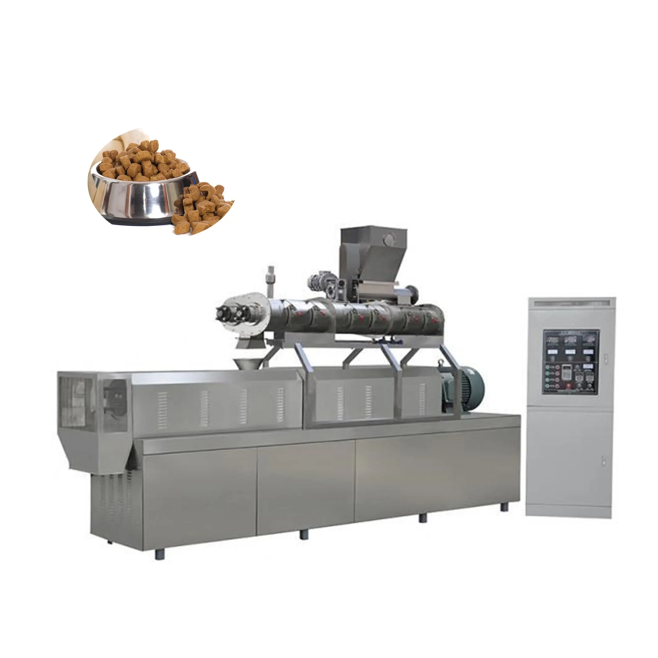 High quality at low price Kibble Dog Cat Granulator Extruder Making Machine Animal Pet Food Production Line