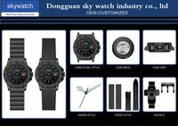 Montre automatique mécanique pour homme avec logo personnalisé, lunette interchangeable, bracelet en caoutchouc, montre de plongée, 2 styles de boîtier, OEM ODM