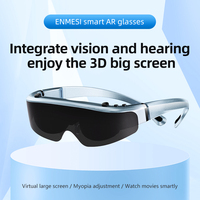 ENMESI V30 Lunettes intelligentes 3D AR, casque compatible Steam (ordinateur/téléphone), non VR, appareil tout-en-un, traduction IA