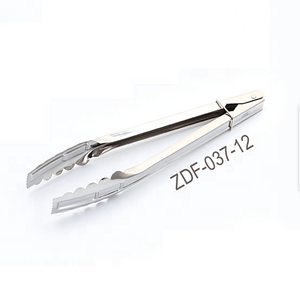 Alta qualità in acciaio inox BBQ strumento di metallo cibo Tong per cucina all'aperto articoli per Barbecue - Product Image 1
