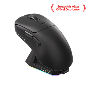 Aj179p Ratón inalámbrico de modo dual Paw3395 con retroiluminación LED de alto rendimiento Ajazz - Product Image 5