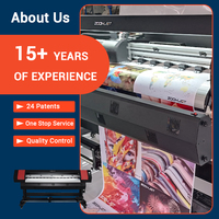 Impresora de Gran Formato para Interiores y Exteriores de 2.5m/3.2m con Sistema Roll-to-Roll y Tintas Ecológicas para Lona y Tarpulín