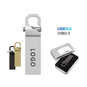 <b>Key</b> Chain Style <b>USB</b> Flash Drive 2.0/3.0 2GB-2TB Zinc Custom Logo 2-Year Warranty - Product Image 1