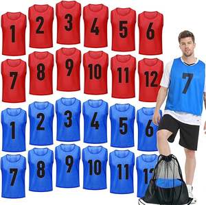Großhandel benutzer definierte nummerierte Fußball <span class=keywords><strong>training</strong></span> Lätzchen Fußball mannschaft Sport <span class=keywords><strong>training</strong></span> Lätzchen für Erwachsene und Kinder - Product Image 1