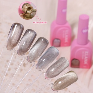 KLANA 6 Colors Glass Cat Eye <b>Gel</b> Self-leveling <b>Nail</b> Polish <b>Set</b> High Magnetic Wide Light UV LED Galaxy <b>Gel</b> Anti-yellow Formula - Product Image 5