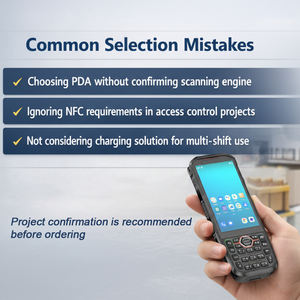Colector de datos móvil Android Robusto Industrial PDA 1D 2D Escáner de código de barras láser con lector NFC - Product Image 5