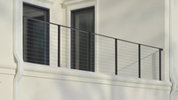 Câble de rail de balcon en acier inoxydable, clôture moderne, câble vertical/de sécurité, utilisation en extérieur