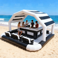 Canapé flottant gonflable pour piscine, bar flottant pour adultes, grand modèle de qualité supérieure pour les fêtes dans la cour
