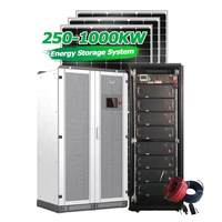 Système de stockage d'énergie industriel et commercial à batterie au lithium 100 kWh 200 kWh 500 kWh, armoire de batterie LiFePO4