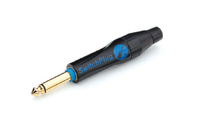 Connecteur audio mono AMPHENOL ACPM-GN 1/4" (6,35 mm) pour téléphone, 75A 25V, contacts dorés, boîtier nickelé, en stock