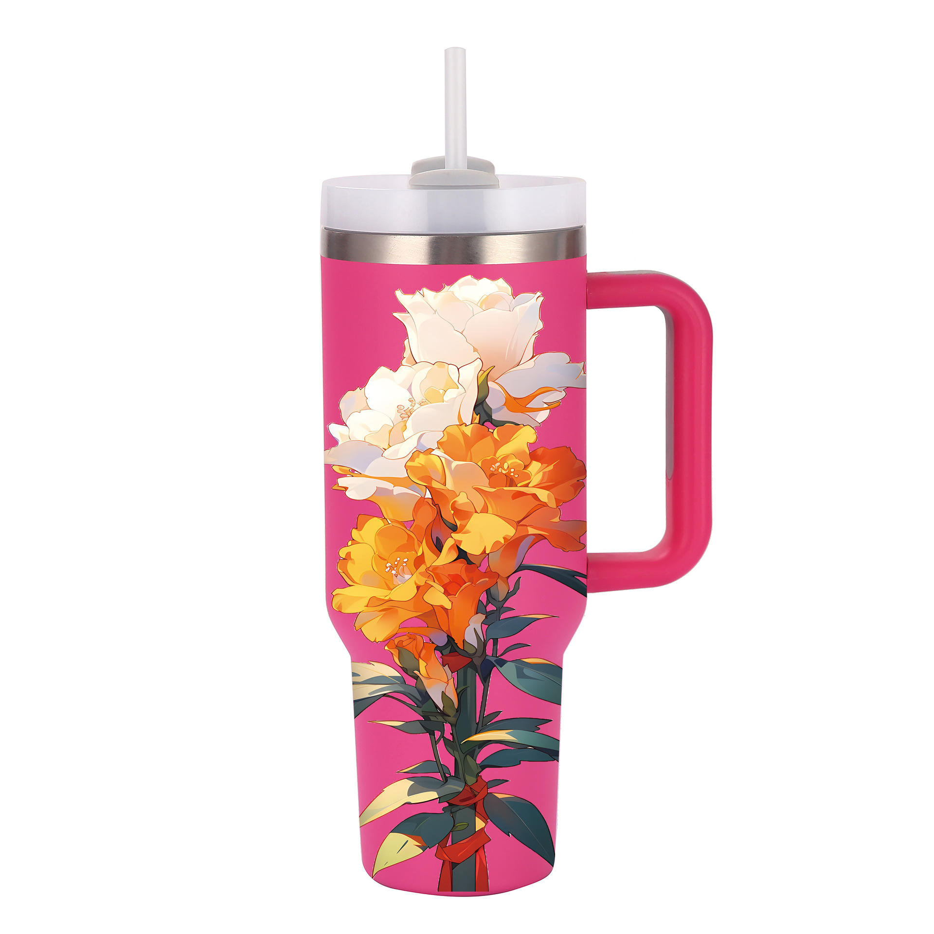 Barbie Rose-Fleurs jaunes et blanches-4