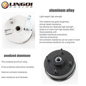 Kit de Frenos para Motocicleta LING QI, Pastillas de Freno de Tambor Delanteras y Traseras, <span class=keywords><strong>Cubierta</strong></span> de Buje de Rueda 150 para Bicicletas Eléctricas, Piezas para Motos de Cross - Product Image 2