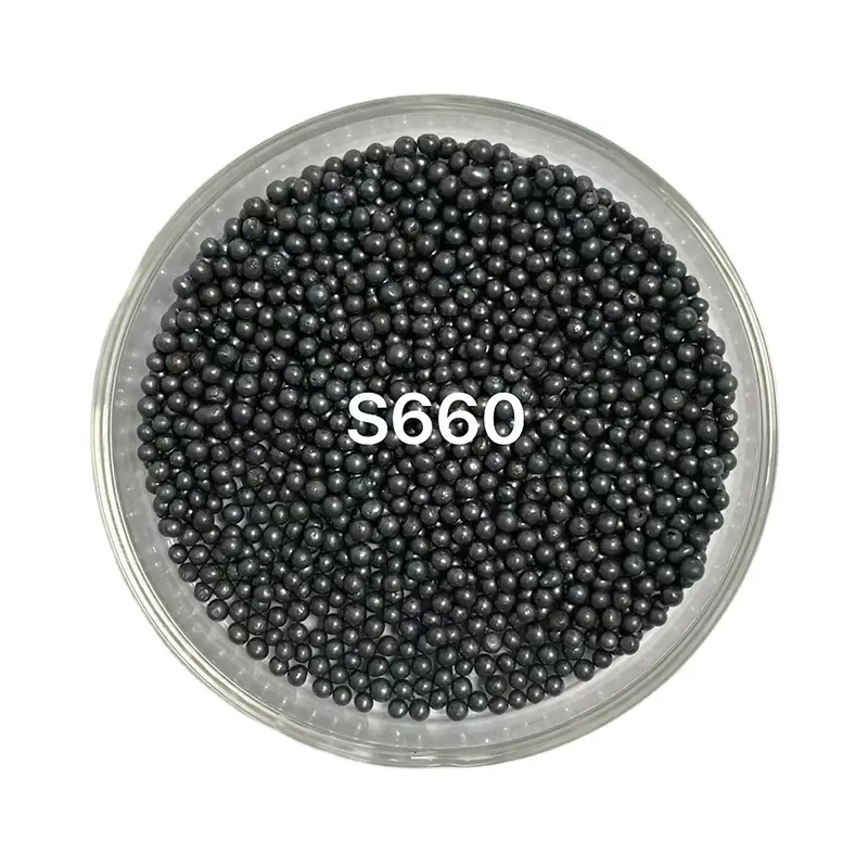 S130 Black Steel Media Balls For Metal Cleaning Blasting