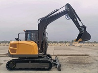 Nouvelle pelle sur chenilles en gros de notre usine chinoise, avec pompe et moteur hydrauliques haute performance, prise en charge de l'exportation mondiale