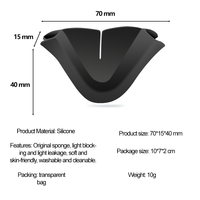 Coussinets de nez en silicone Blackout pour casques VR 2 et 3s – Améliore l'expérience de jeu – Fabriqué en Chine