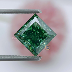 Joyería suelta popular de diamantes certificados de moissanita 1ct-20ct hecha a mano de corte brillante verde con certificados GRA - Product Image 1