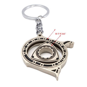 Porte-clés moteur transfrontalier en alliage de zinc, pendentif rotor de voiture, modèle de décoration créative de niche modifié ELLA - Product Image 5