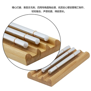 Instrumento de Percusión Orff, Campana de Viento de Madera de Haya con Tubos de Aluminio, Campana de Viento de Tres Tonos, Material Didáctico para Jardín de Infancia - Product Image 4