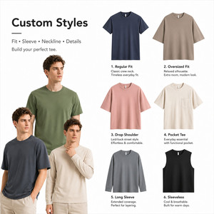 Camiseta para Hombre DuPont Sorona 220G, Tacto Suave, Tecnología Sin Costuras, Manga Corta, Cuello Redondo, Estilo Urbano Sostenible - Product Image 4