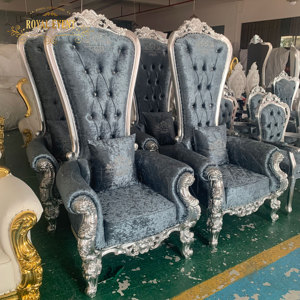 Chaise <span class=keywords><strong>de</strong></span> canapé <span class=keywords><strong>de</strong></span> mariage <span class=keywords><strong>de</strong></span> trône d'argent antique <span class=keywords><strong>de</strong></span> luxe Offre Spéciale chaise nuptiale royale <span class=keywords><strong>de</strong></span> roi pour <span class=keywords><strong>la</strong></span> réception d'événement pour des hôtels - Product Image 4