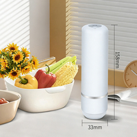 Scelleuse de sacs sous vide électrique portable d'extérieur, silencieuse, sans fil, avec pompe ABS, chargement USB, automatique, pour usage domestique
