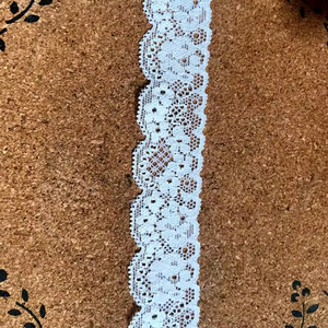 Zeal New Arrival Pháp Sang Trọng Hóa Chất Căng Hẹp Ren Cắt Tùy Chỉnh Chiều Rộng 2.5Cm Thêu Cắt Tỉa Và Ren Biên Giới - Product Image 3