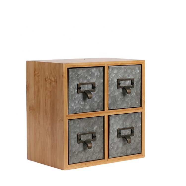 Бамбуковый ящик для хранения, многофункциональная настольная деревянная креативная мебель для гостиной, Современная твердая бамбуковая древесина