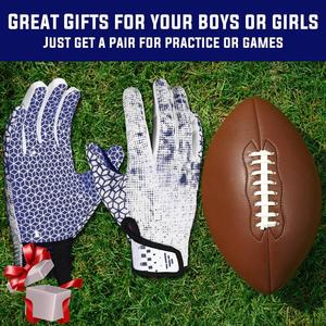 <span class=keywords><strong>Gants</strong></span> <span class=keywords><strong>de</strong></span> sport personnalisés, poignée adhésive en silicone, tissu respirant, léger, soutien, <span class=keywords><strong>gants</strong></span> <span class=keywords><strong>de</strong></span> <span class=keywords><strong>football</strong></span> américain pour enfants - Product Image 4