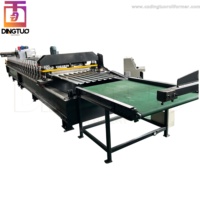 Machine de formage de tôles de toiture en acier monocouche 2-en-1 7R 8R à grande vitesse, découpe non-stop 40m/min