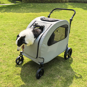 चीन प्रीमियम अतिरिक्त मध्यम और बड़े कुत्ते के स्ट्रेलर बहुमुखी xl फोल्डेबल और वाटरप्रूफ डॉग स्ट्रेलर - Product Image 1