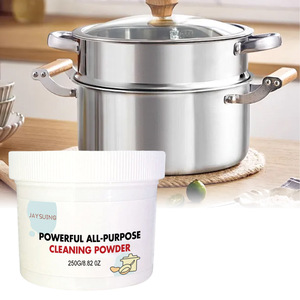 Polvo Limpiador de Grasa para Cocina Ecológico y Desechable de 250g, Eliminación Profunda de Manchas, Multifuncional para Utensilios de Cocina y Campanas Extractoras - Product Image 1