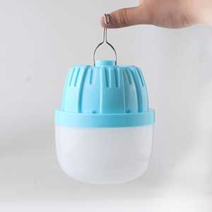 Long Battery Life LED Rechargeable High Brightness Energy-Saving Emergency Bulb Wireless Indoor Outdoor <b>Camping</b> Modern ABS+PC - Product Image 3