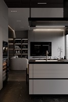 Conception d'intérieur moderne pour appartements hôteliers, dessin CAO de plan 2D, service de rendu 3D d'intérieur