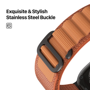 Correa de alta montaña para Apple Watch Ultra, correa de reloj deportiva de doble capa tejida para exteriores - Product Image 4