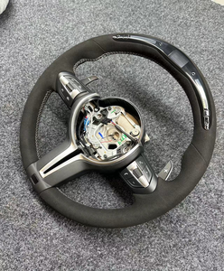 Volant <span class=keywords><strong>sport</strong></span> en cuir pour BMW E Chassis F Chassis Série M LED Suede - Style Touring de remplacement - Product Image 2