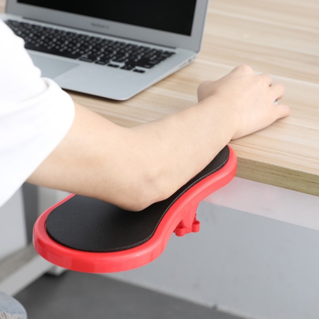 Ergonomic Armrest Table Pad Desk Support Mouse Arm Wrist Rest Desktop Extension Hand Shoulder Protect Attachable Board Mouse Pad