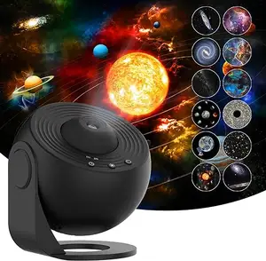 Galaxy Projector 12 In 1 Planetarium 4K Realistic Starry Sky Night Light With Solar System Constellation Moon For Kids Adults