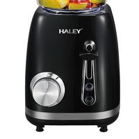 HALEY 2-in-1 aanrechtblad voedselprocessor en notenmolen, 2 snelheden, hoge snelheid elektrische blender met stille motor voor thuisgebruik