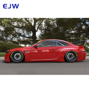 Para 2009 - <span class=keywords><strong>2012</strong></span> <span class=keywords><strong>BMW</strong></span> <span class=keywords><strong>M3</strong></span> E92 E93 Kit envolvente de cuerpo especial Tipo WD Embellecedor de rueda de fibra de vidrio Parachoques delantero Cuerpo ancho - Product Image 5