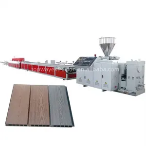 WPC Wall Cladding Panel Profile Production Line WPC Door Board Extruder Machine