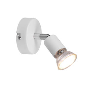 Faretto LED bianco GU10, design moderno, efficiente dal punto di vista energetico, facile da installare, ideale per l'illuminazione e la decorazione d'interni. - Product Image 1