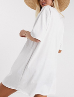 Robe t-shirt 100% coton pour filles, robes d'été, t-shirt pas cher d'usine