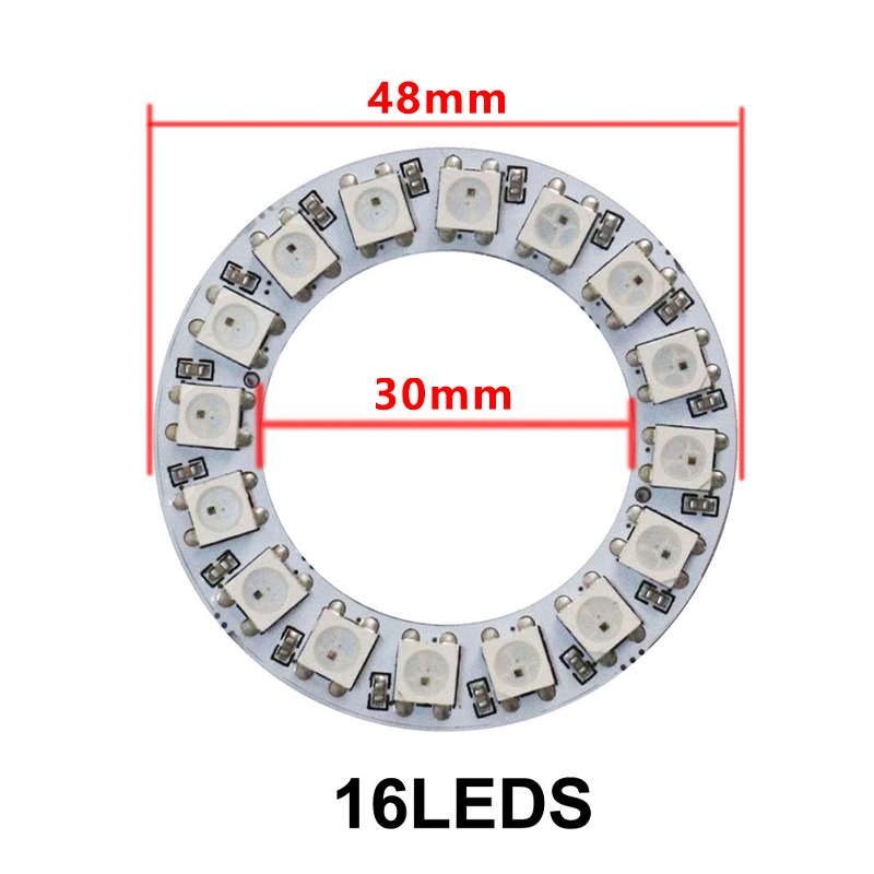 16 LEDs-Blanc