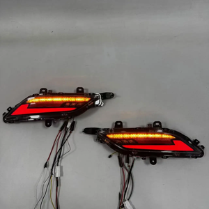 YBJ nuevo 2021 para Toyota Venza & Harrier 80 Series LED Luz de señal de giro parachoques trasero bombilla LED que fluye en forma <span class=keywords><strong>H7</strong></span> accesorios de coche - Product Image 2