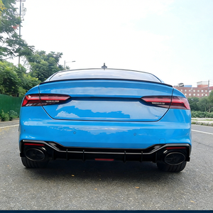 Nuevo Difusor de Parachoques Delantero Estilo RS5 con Luz Antiniebla y Tubo de Escape para Audi A5 S5 B9.5 S-Line 2020-2024 - Product Image 3