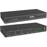 18Gbps HDMI USB C 1x4 Contrôleur de mur vidéo 8 Modes d'épissage de mur vidéo: 1x1, 2x1, 3x1, 4x1, 1x2, 1x3, 1x4, 2x2